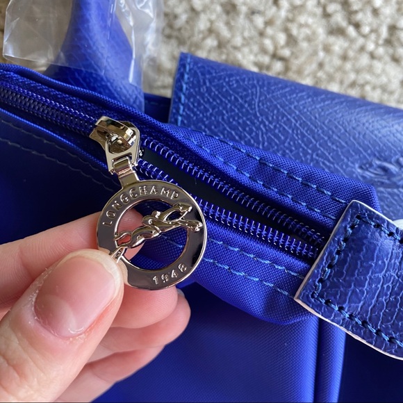 Longchamp Le Pliage Club Tote Cobalt NWT - Picture 5 of 10